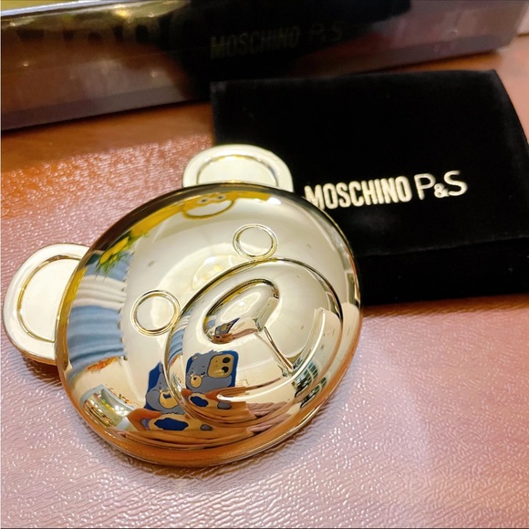 Moschino Shiny Gold Bear mirror - Picture 4 of 7